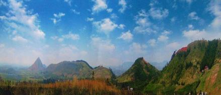 湖北竟陵天门山风光