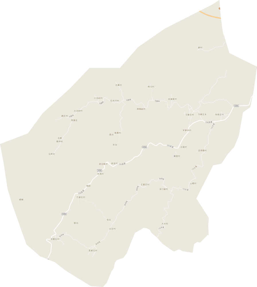 马家庄乡电子地图