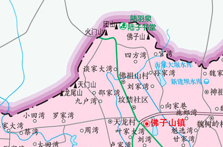 天门山位置图