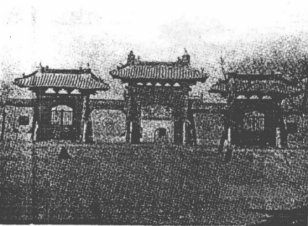 顺德府儒学（文庙）正门旧影