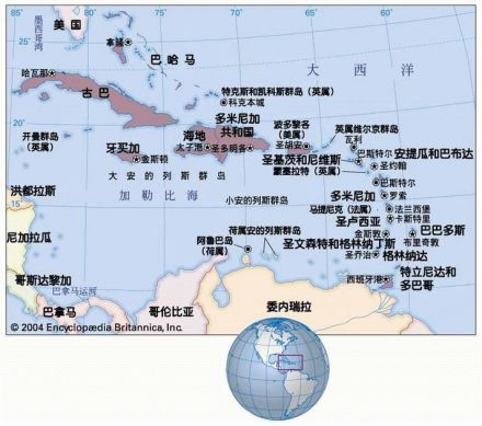 英属维尔京群岛地图