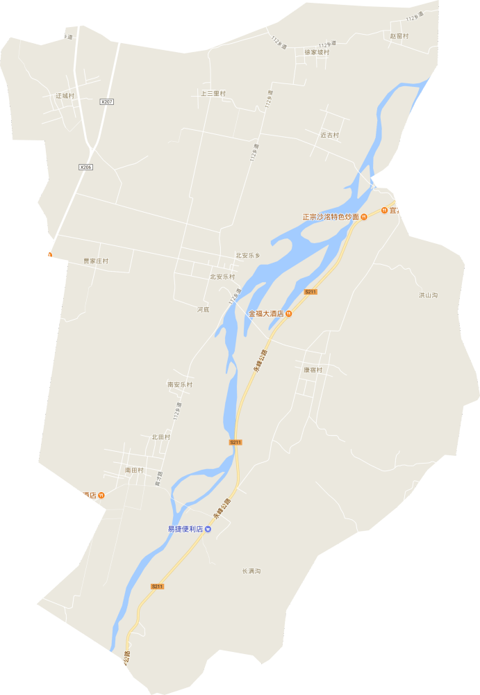 北安乐乡电子地图