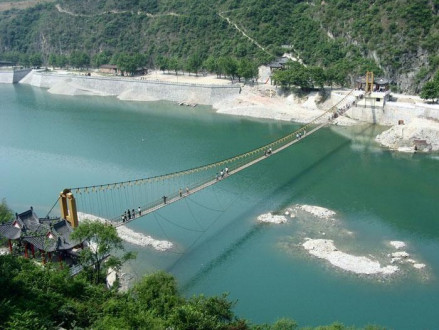 石门水库水面 