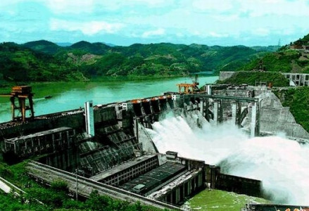 安康火石岩电站水库 