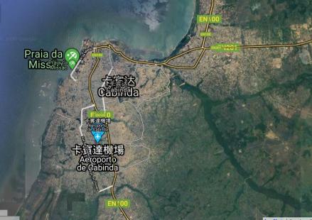 卡宾达（卡奔达）首府卡宾达卫星地图