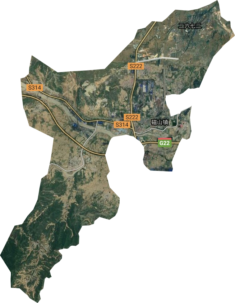 磁山镇卫星地图