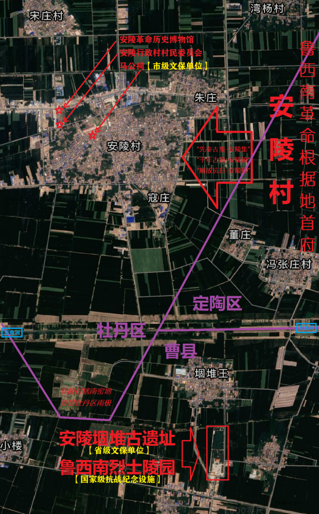 2021年鲁西南烈士陵园区位位置情况图