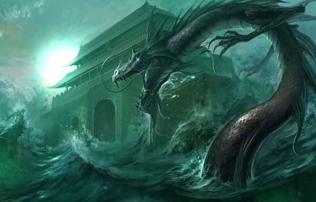 四海龙王水淹陈塘关