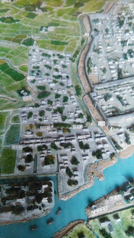 清代初期西关地区复原模型