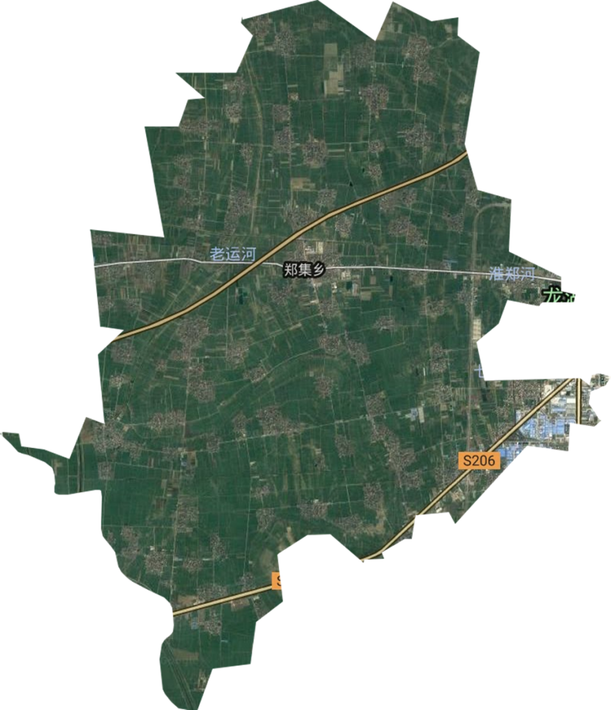 郑集乡卫星图