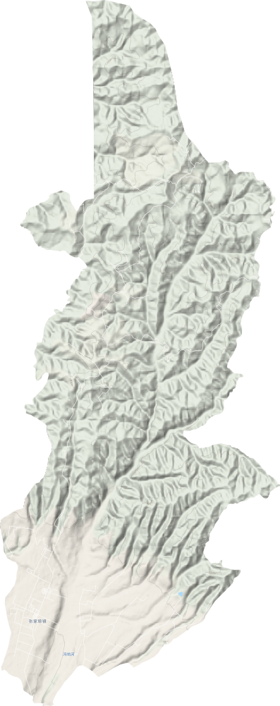 张家塬镇地形图
