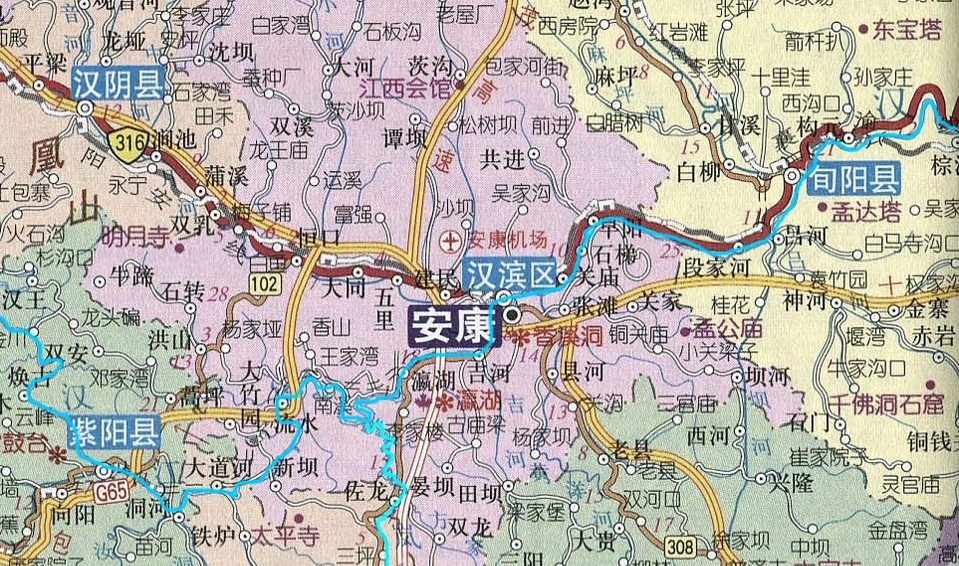 岚河位置及河道走向