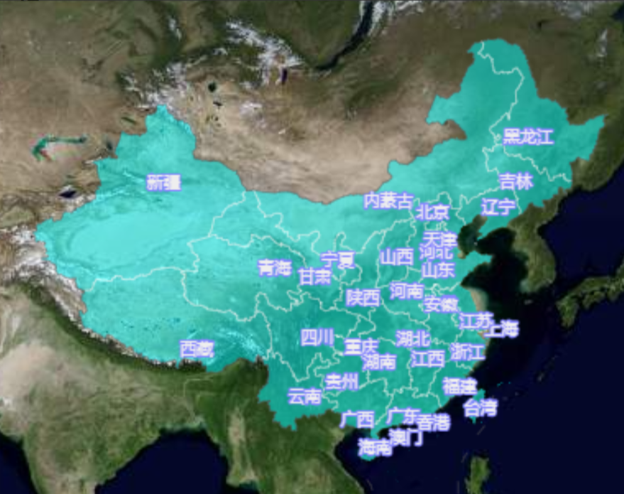 藜的中国分布范围 