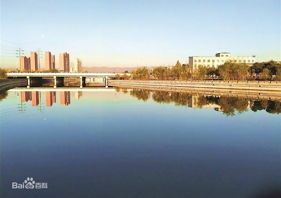 禹门河汾阳城区段