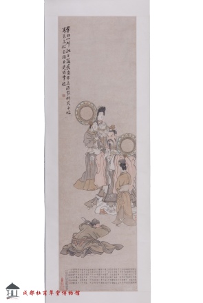 清任熊饮中八仙歌之一图