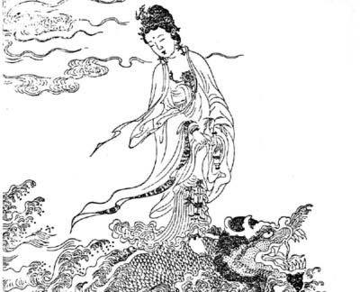 龙女拜观音