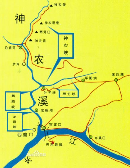 神龙溪地图