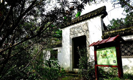 通往厉杭二公祠之径，杂草丛生