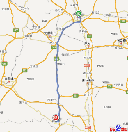 许广高速河南段（许昌——桐柏县鄂交界）