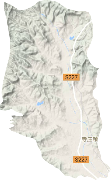 寺庄镇地形图