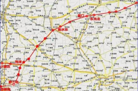 邯港高速公路设计路线
