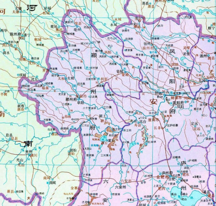 苗沛霖军事集团主要活动地域