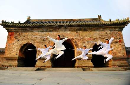 武当武术练习场景