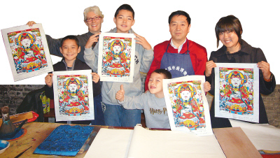 武强年画在澳门展演技法