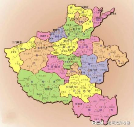 河南省地图