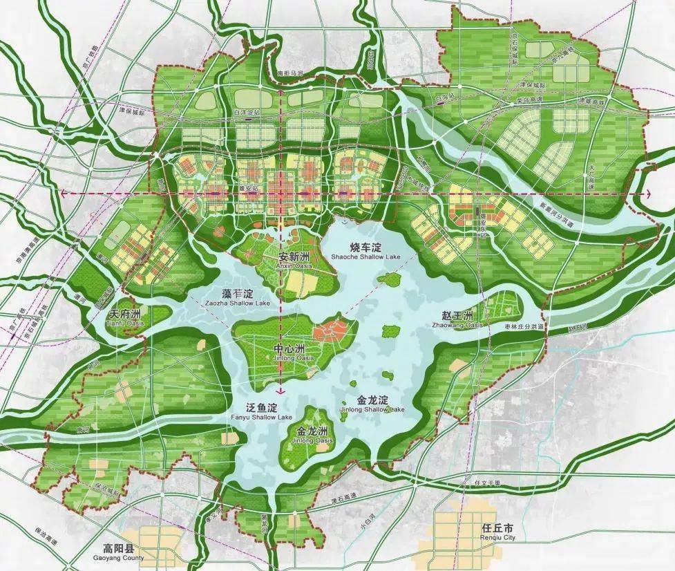 雄安新区规划图