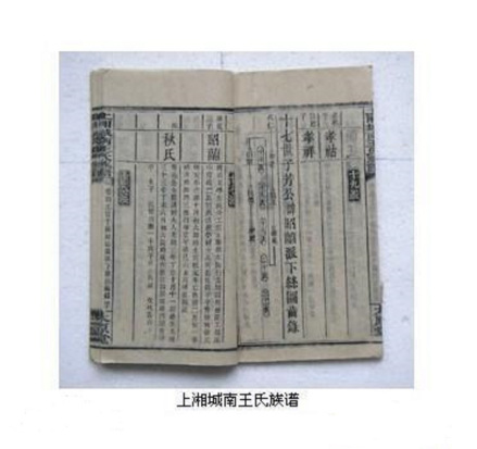 上湘王氏四修族谱王廷钧秋瑾夫妇的记载