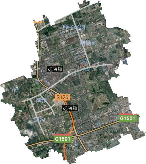 罗店镇卫星图