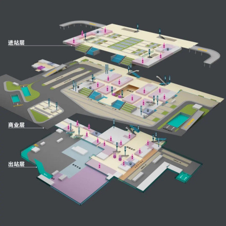 杭州南站整体布局