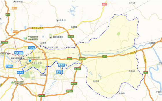 青秀区地理位置
