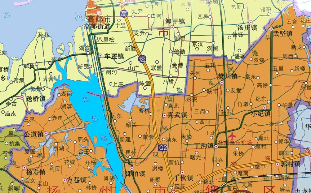 邵伯湖位置境域