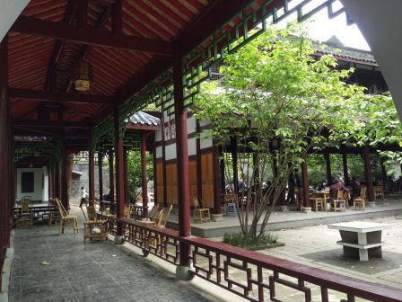 纯木结构茶楼