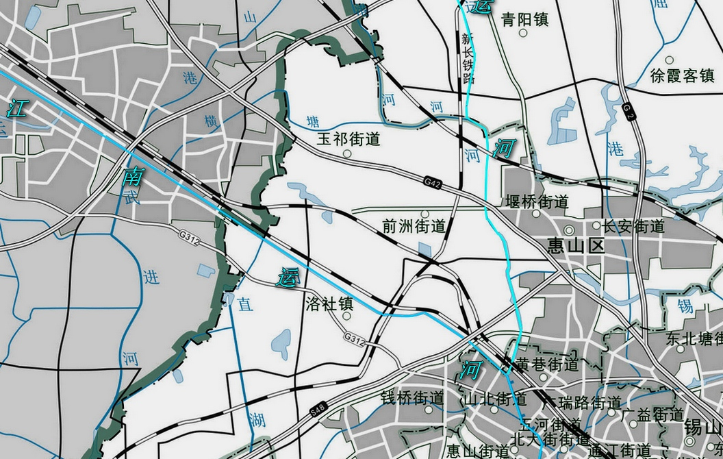 锡澄运河的位置及水系分布