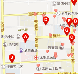 迎新街平面图