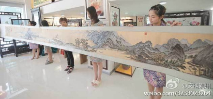 刺绣巅峰之作——富春江春居图（《潮绣》）
