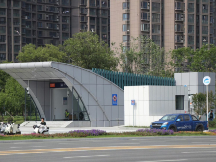 滁州政务中心站出入口