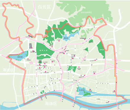 越秀区地图