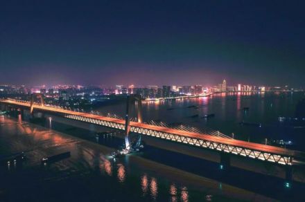 芜湖长江三桥夜景