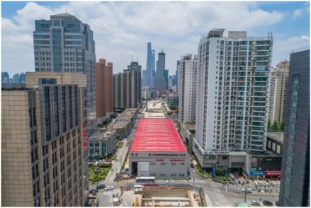 源深路站主体结构封顶 