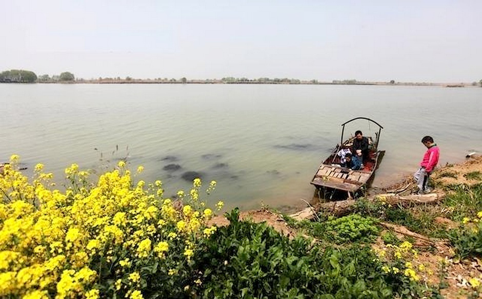 邵伯湖东南部江都区境内湖面