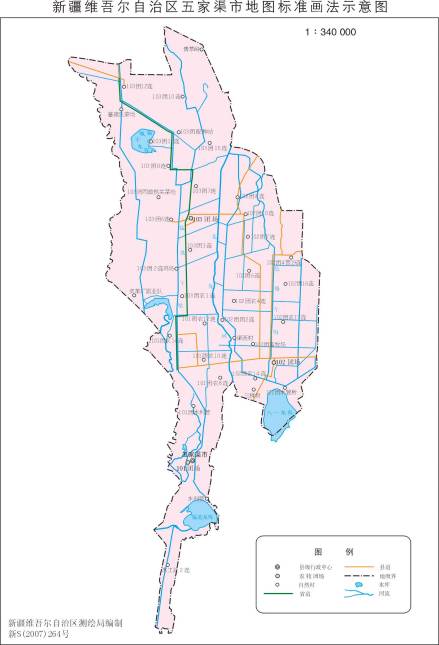 五家渠地图