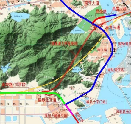 港珠澳大桥珠海连接线主路段