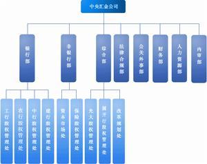 汇金公司组织结构