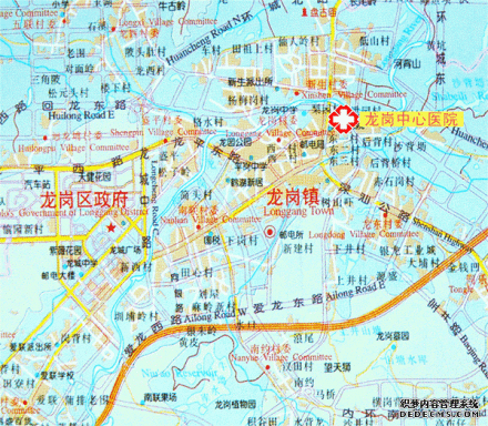 龙岗中心医院位置图