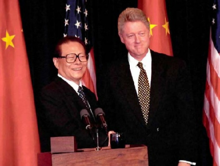 江泽民访美