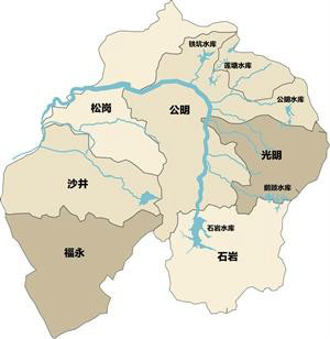 茅洲河流经地区（深圳）